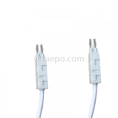 4-pole connection cord, LSA test plug to LSA test plug , 1.5m