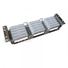 10 pairs LSA rack mounting frame, 15 ways, stainless steel