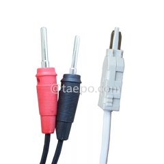 2-pole test cord, LSA test plug to banana plug