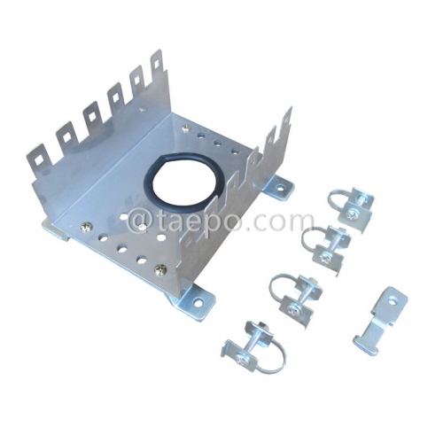 10 pairs LSA back mount frame, 6 ways, narrow bays cable heads 80