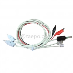 2-pole test cord, 2-pole LSA test plug + 4-pole LSA plug to alligator clip, M plug, 8P2C modular plug, 6P2C modular plug, 1.5m
