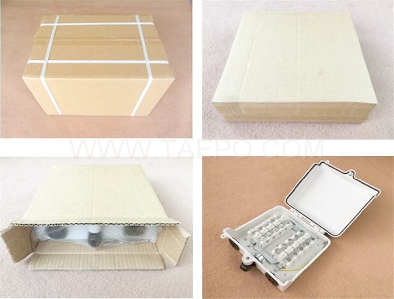 Packing pictures for Outdoor 10 pairs distribution point box for STB module