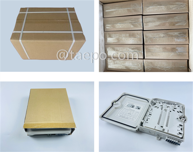 Packing pictures for outdoor SC 12 fibers plastic housing Fiber distribution box (FDB)