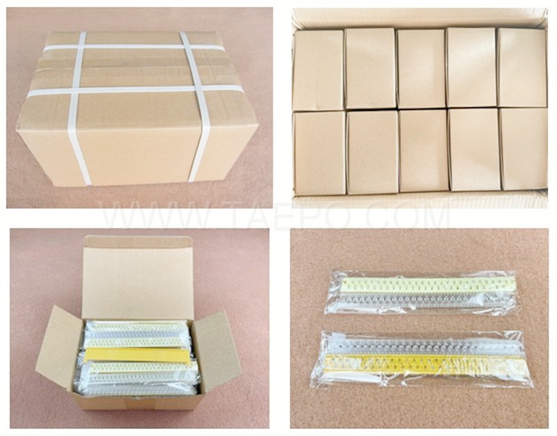 packing picture for 25 pairs gel filled straight splicing module