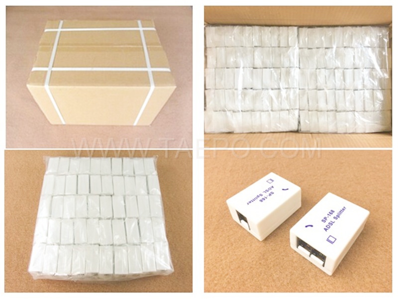 Packing pictures for CPE ADSL splitter