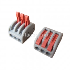 413 compact electrical splicing connector, 3-wire, 0.08-2.5mm² conductor