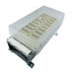 100 pairs LSA disconnection block, with label holder, earth wire, mounting accessories