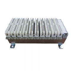 100 pairs LSA disconnection block, with label holder, earth wire, mounting accessories