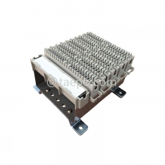 50 pairs LSA connection block, with label holder, earth wire, mounting accessories