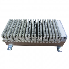 100 pairs LSA connection block, with label holder, earth wire, mounting accessories