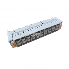 10 pairs 2-pole over-voltage protection magazine for LSA module, with GDT arrester