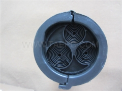 Copper aerial closure, horizontal type, mechanical sealing, max 600 pairs, ø120x660mm, 3 inlets and 3 outlets