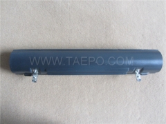 Copper aerial closure, horizontal type, mechanical sealing, max 400 pairs, ø90x560mm, 3 inlets and 3 outlets