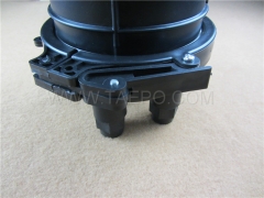 Copper dome closure, vertical type, mechanical sealing, max 400 pairs, ø140x435mm, 2 inlets and 2 outlets