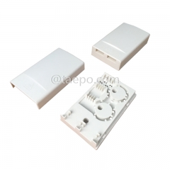 Fiber termination box (FTB), indoor, SC, 4 fibers, plastic housing