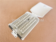 Outdoor 20 pairs terminal box for STB module, 350x204x90mm, screw snap locking, plastic housing, with STB module without protection