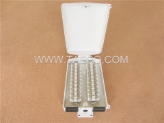 Outdoor 20 pairs terminal box for STB module, 350x204x90mm, screw snap locking, plastic housing, with STB module without protection