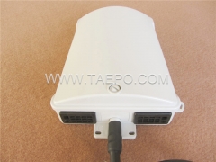 Outdoor 20 pairs terminal box for STUB module, 350x204x90mm, screw snap locking, plastic housing, with STUB module without protection, cable length 4m