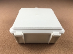 Outdoor 10 pairs distribution point box for STB module, 195x191x81mm, key locking, plastic housing, with STB module without protection