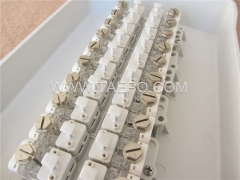 Outdoor 20 pairs terminal box for STUB module, 350x204x90mm, screw snap locking, plastic housing, with STUB module without protection, cable length 4m