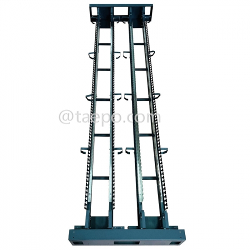 Indoor 1400 pairs Intermediate Distribution Frame (IDF), for LSA module, universal frame type, 1840(H) x 570(W) x 150(D)mm, with 1400P back mount frame, cable rings, without LSA modules