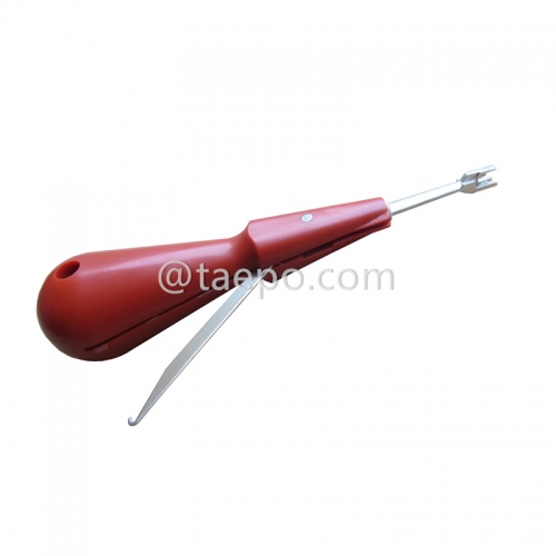 Standard insertion tool, integral pulling hook