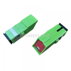Singlemode simplex SC/APC fiber optic adapter with shutter from China Manufacturer TAEPO for Sale