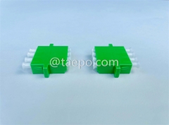 Singlemode quadri APC LC to LC Fiber optic coupler