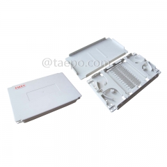 Fiber splice tray, 24 fibers, plastic, 200x120x24mm, with snap-on cover