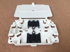 Fiber splice tray, 12 fibers