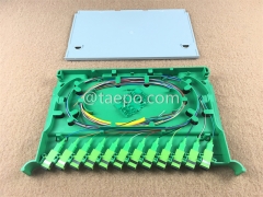 12 fibers single tray Fiber splice and patch tray