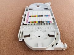 24 fiber fusion splice tray with colorful label