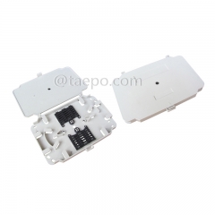 Fiber splice tray, 12 fibers