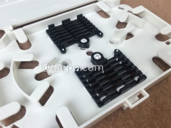 Fiber splice tray, 12 fibers