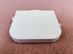 Fiber splice tray, 6 fibers, plastic