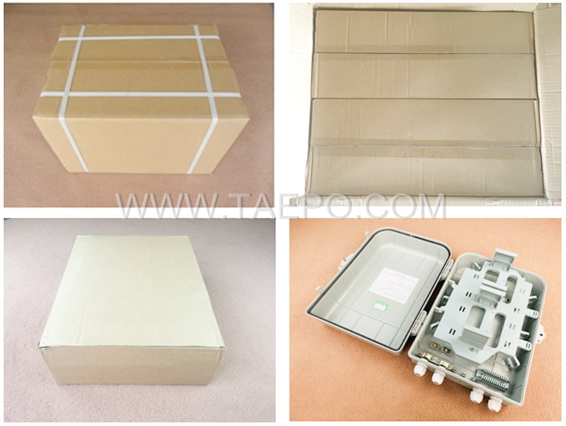 Packing pictures for Fiber splitter box (FSB), outdoor, SC, 32 fibers, plastic housing