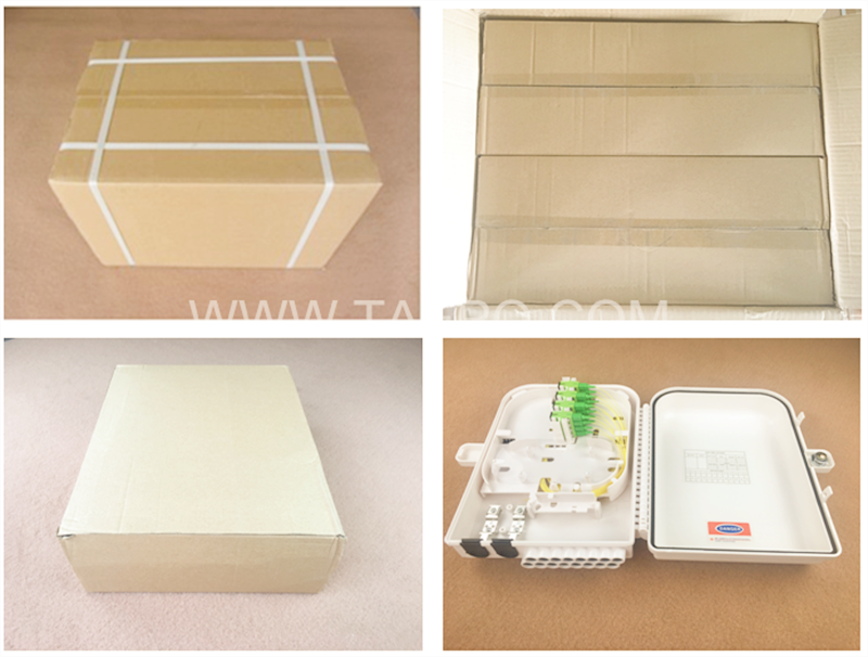 Packing pictures for Fiber distribution box (FDB), outdoor, SC, 16 fibers, plastic housing