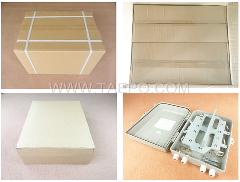 Packing pictures for Fiber distribution box (FDB), outdoor, SC, 48 fibers, plastic housing