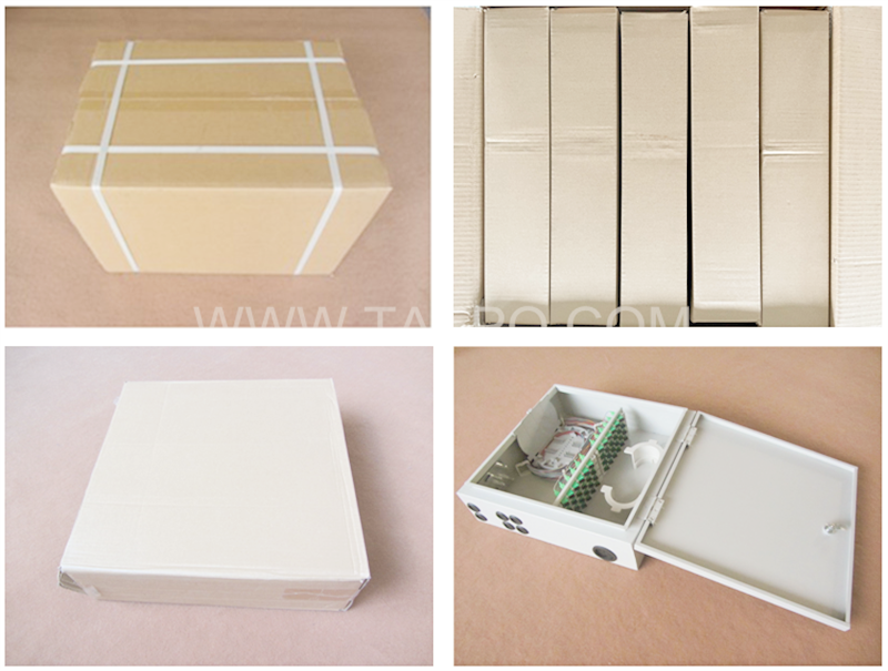 Packing pictures for Fiber distribution box (FDB), outdoor, SC, 48 fibers, with replaceable patch panels