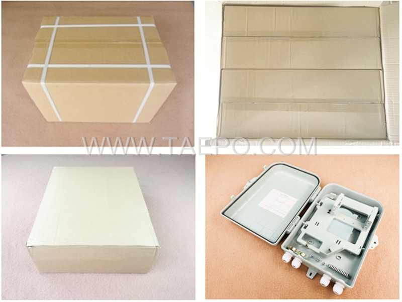 Packing pictures for Fiber splitter box (FSB), outdoor, SC, 16 fibers, plastic housing