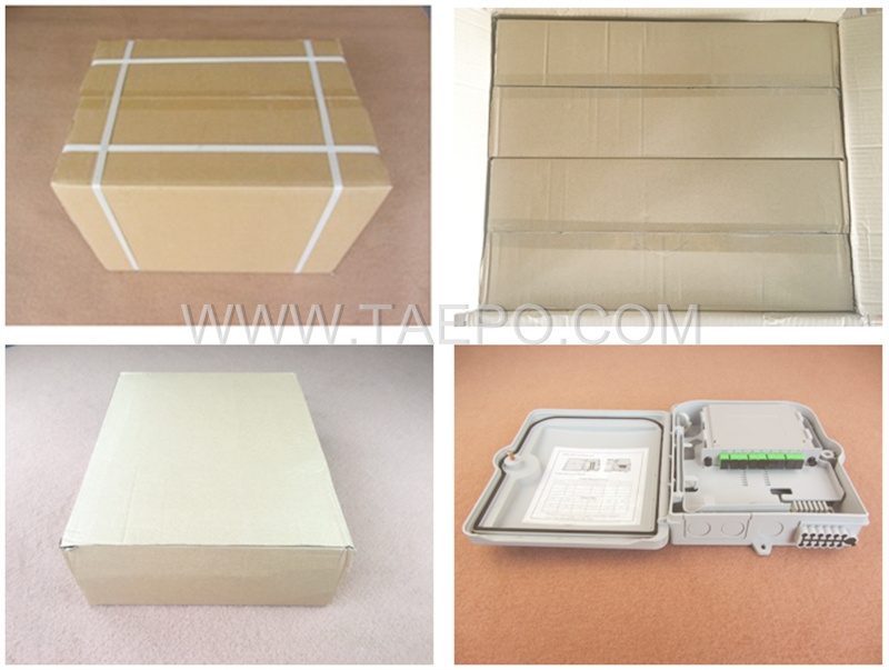 Packing pictures for Fiber splitter box (FSB), outdoor, SC, 8 fibers