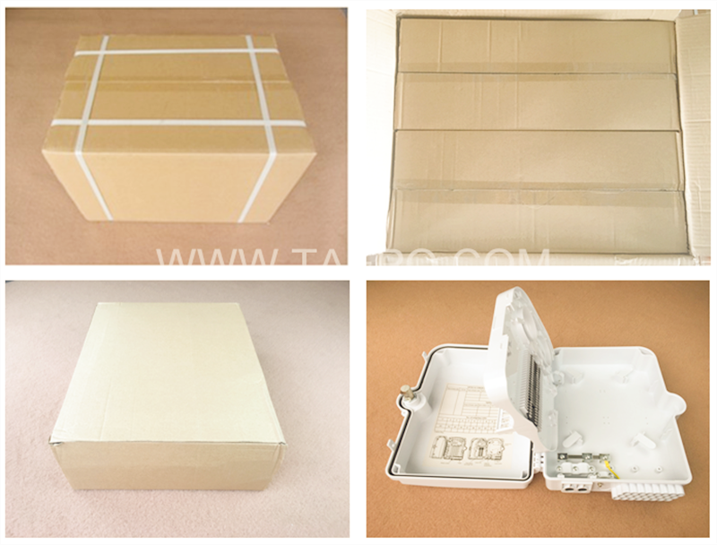 Packing pictures for Fiber distribution box (FDB), outdoor, SC, 24 fibers, plastic housing