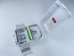 Fiber distribution box (FDB), outdoor, SC, 16 fibers, plastic housing