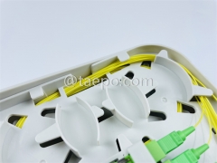 Fiber distribution box (FDB), outdoor, SC, 12 fibers, plastic housing