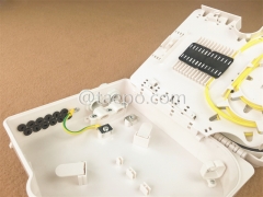 Fiber distribution box (FDB), outdoor, SC, 12 fibers, plastic housing