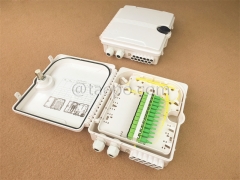 Fiber distribution box (FDB), outdoor, SC, 12 fibers, plastic housing