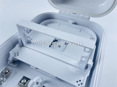 Fiber splitter box (FSB), outdoor, SC, 16 fibers, plastic housing