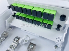 Fiber splitter box (FSB), outdoor, SC, 16 fibers, plastic housing