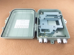 Fiber distribution box (FDB), outdoor, SC, 24 fibers, plastic housing