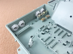 Fiber distribution box (FDB), outdoor, SC, 12 fibers, plastic housing